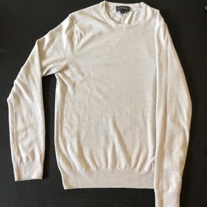 NWOT Express Merino Wool Taupe Sweater